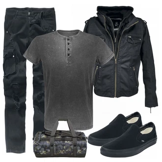Outfit mit Braun Tasche The North Face "Vans"