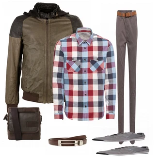 Outfit mit Grün Maze "VANZETTI"