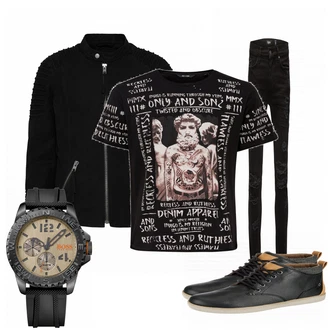 Outfit mit Blau Unkategorisiert Tigha "Vardan"