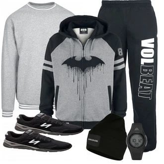 Outfit mit Grau Unkategorisiert Batman "Volbeat"