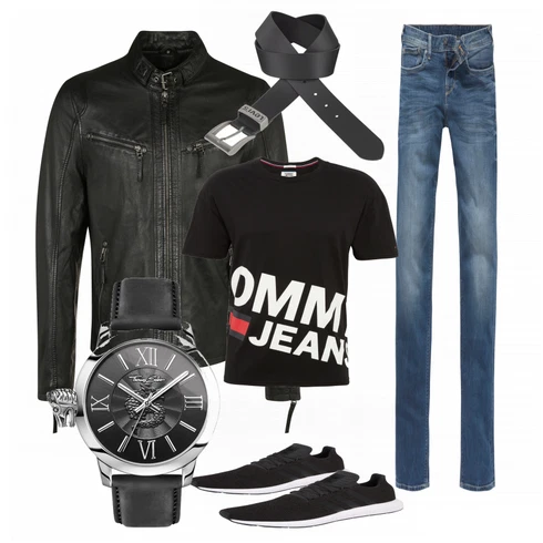 Weiß/Blau Jeans Pepe Jeans kombinieren mit Top
