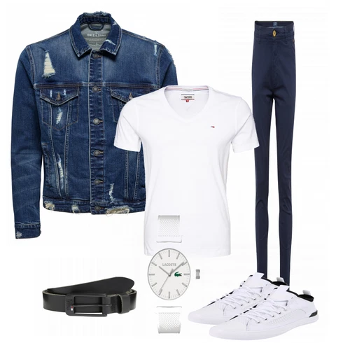 Blau Hose Blend kombinieren