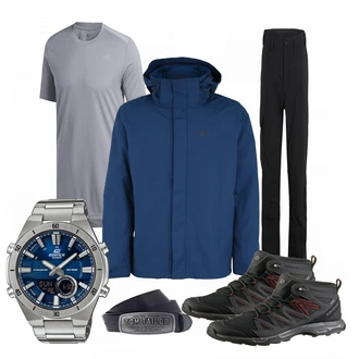 Outfit mit Blau Jack Wolfskin "Winner"