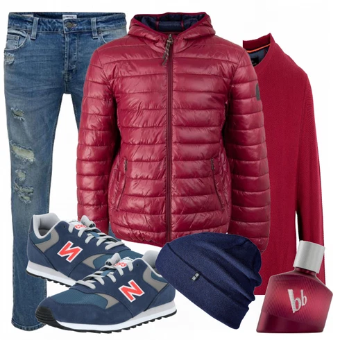 Lila Accessoire Bruno Banani kombinieren
