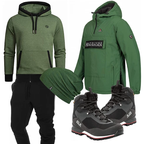Grün Winter Parka Höhenhorn kombinieren