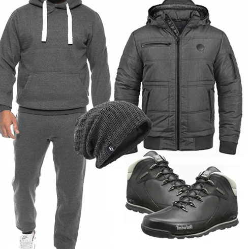 Blau Hut/Winter Parka VECRY kombinieren