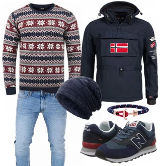 Winter Outfits mit Beige/Grau Paul Hewitt "Winter Outfit"