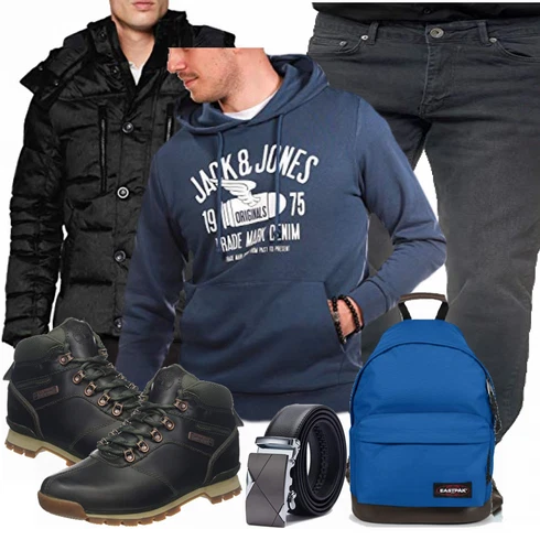 Blau Trachtenmode Timberland kombinieren