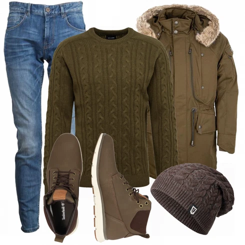 Rot Schuh Stiefel Timberland kombinieren