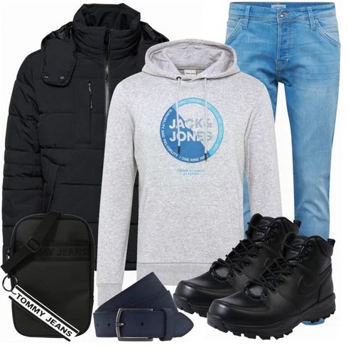 Blau/Türkis Hose Große Größe Jack & Jones kombinieren