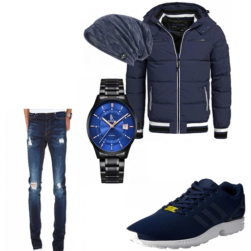 Blau Overall/Hut VECRY kombinieren
