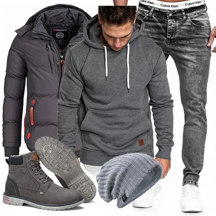 Winterlicher Look