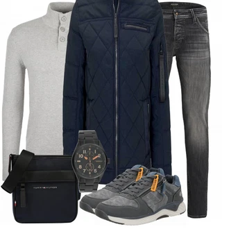 Winter Outfits mit Blau Tom Tailor "Winterlicher Look"