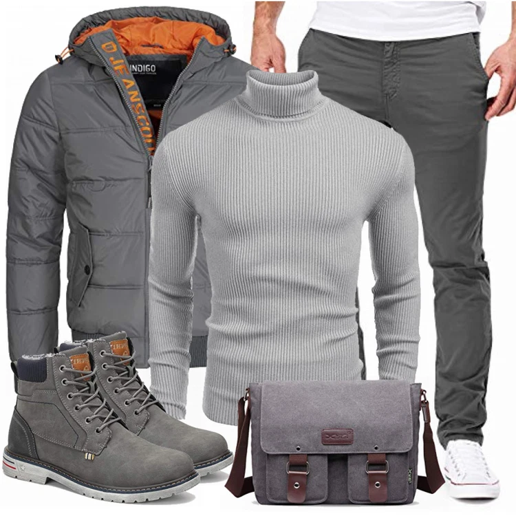 Winterlicher Look