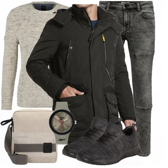 Winter Outfits mit Blau Tom Tailor "Winterlicher Look"