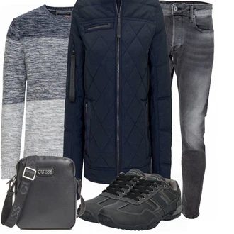Winter Outfits mit Blau Tom Tailor "Winterlicher Look"
