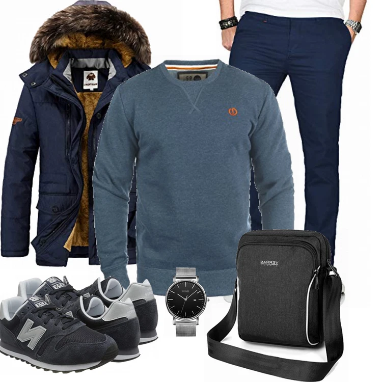 Winterlicher Look
