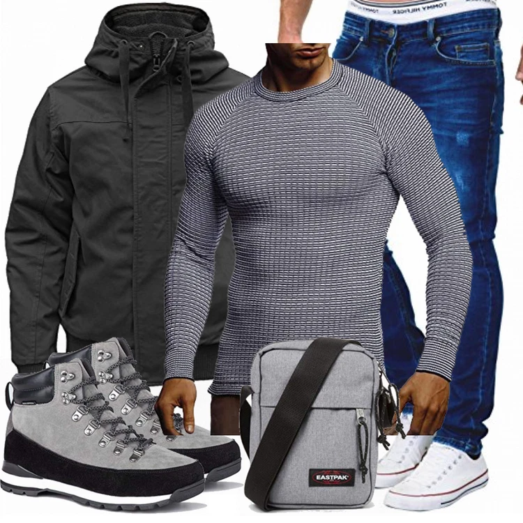 Winterliches Freizeit Outfit