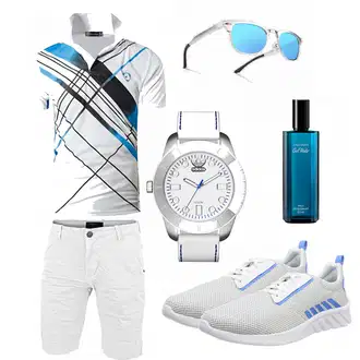 Outfit mit Grau K-SWISS "Yacht"