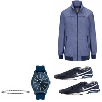 Outfit mit Blau Sneaker Nike "Yan Vanderstorm"