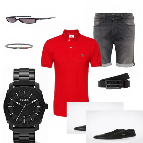Schwarz Accessoire Gürtel Hugo kombinieren