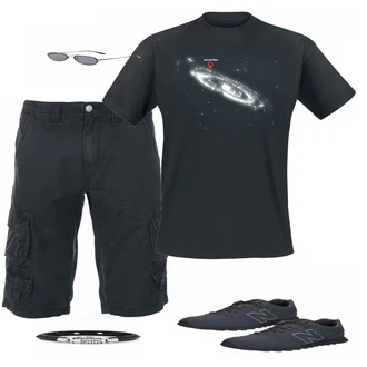 Outfit mit Blau Sneaker New Balance "You Here"