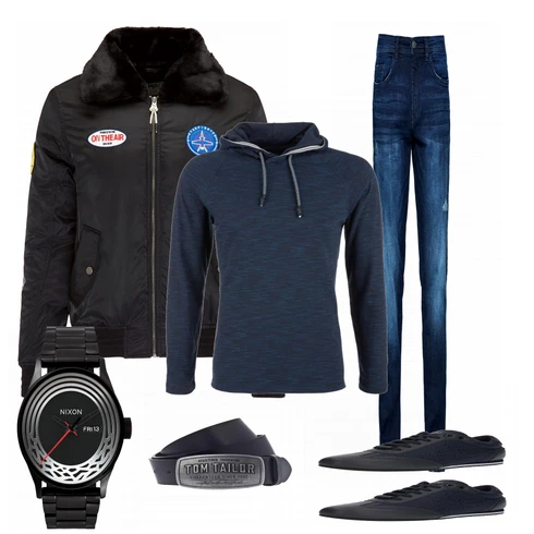Blau Schuh Sneaker Boss kombinieren