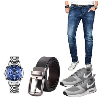 Outfit mit Grau Sneaker Nike "Northernlight"