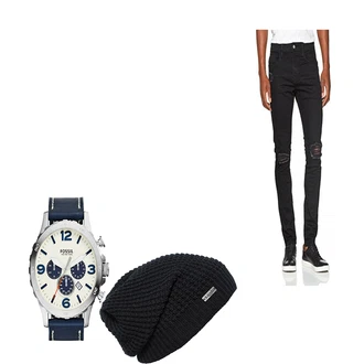 Outfit mit Blau EDC by Esprit "withgray"