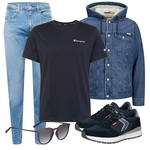 Türkis/Blau Sommerjacke Jack & Jones kombinieren