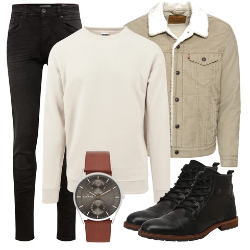 Rosa/Beige/Blau/Grau Sweatshirt Urban Classics kombinieren