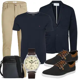 Outfit mit Blau Anzug SELECTED HOMME "Business Outfits"