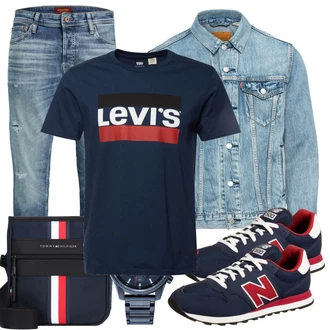 outfit mit Črna Superga New Balance "Priložnostna oblačila"