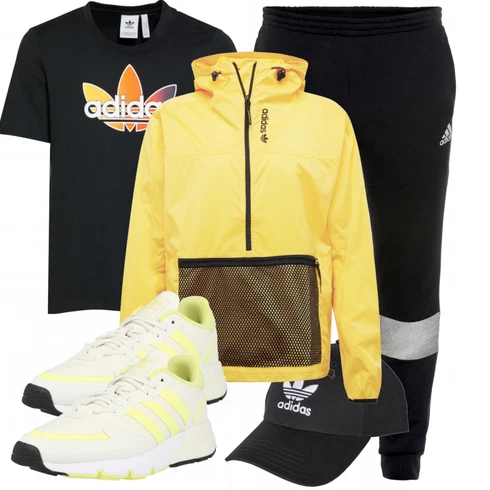 Gelb SommerJacke Adidas Originals kombinieren