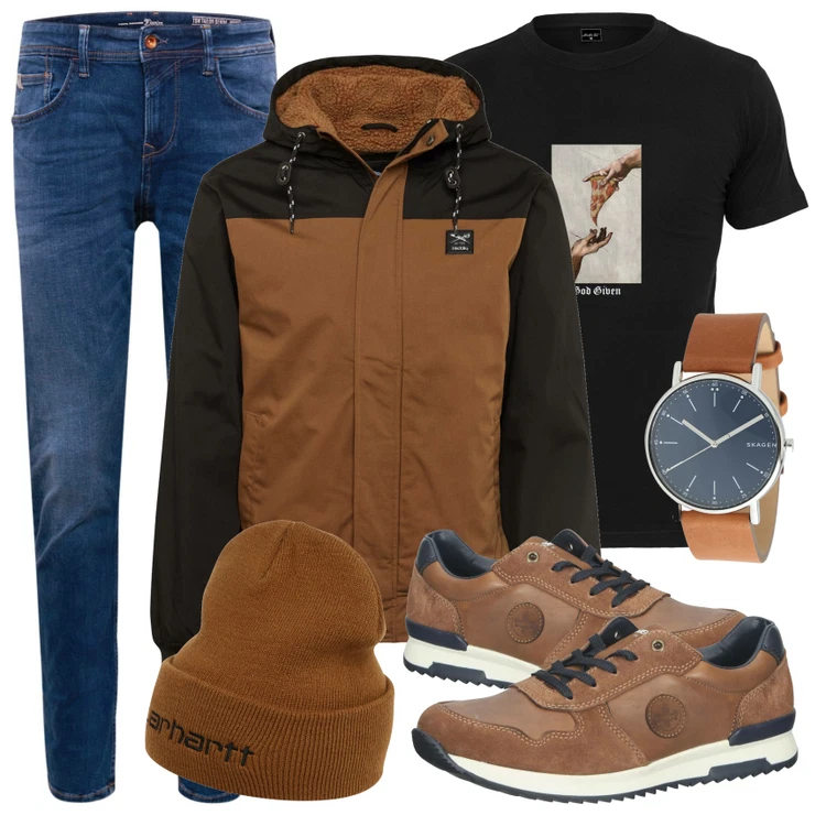 Modischer Look für den Herbst