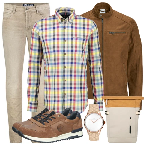 Rot Sneaker/Leder Sneaker Rieker kombinieren