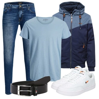 Outfit mit Weiß Sneaker/Leder Sneaker Nike Sportswear "Perfekt für den Herbst"