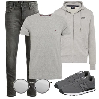 Outfit mit Grau Große Größe Tommy Hilfiger "Perfekt für die Freizeit"