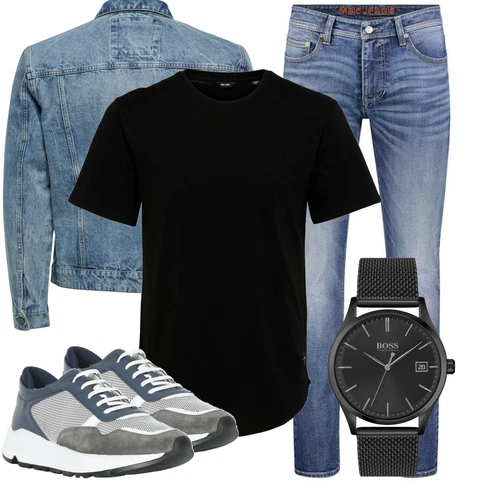 Blau Jeans MAC kombinieren