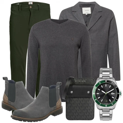 Schwarz Strickjacke Jack & Jones kombinieren