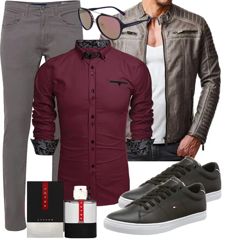 Grau Hose Blend kombinieren