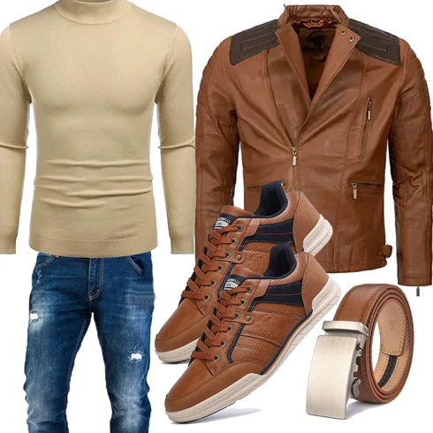 Unkategorisiert/Winter Parka kombinieren mit Gürtel/Accessoire