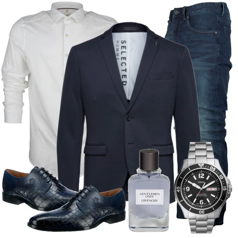 Grau/Türkis Accessoire Givenchy kombinieren