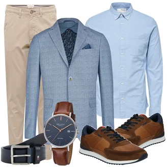 Outfit mit Blau Anzug Daniel Hechter "Business Outfit"