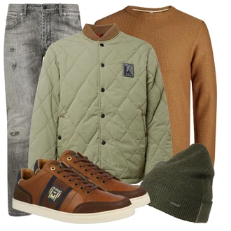 Outfit mit Grau Jeans S.Oliver "Casual Look"