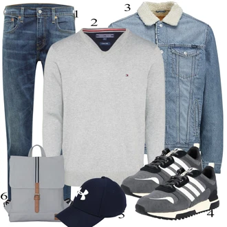 outfit mit Črna Klobuček Under Armour "Praktičen videz"