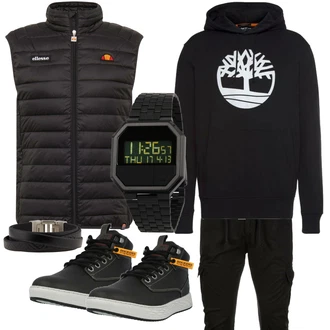 outfit mit Črna Plašč Timberland "Priložnostna oblačila"