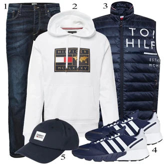 outfit mit Črna Čevlj Superga Adidas Originals "Športna oblačila"