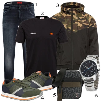 outfit mit Črna Casual Majica Ellesse "Priložnostna oblačila"