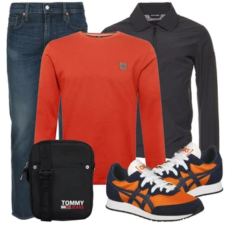 Outfit mit Schwarz SommerJacke Superdry "Freizeit Outfits"